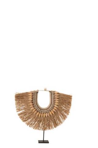 Collier beige coquillage