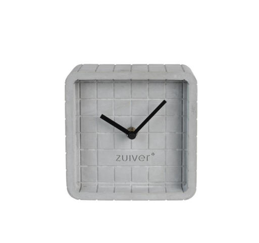 Horloge cube anthracite